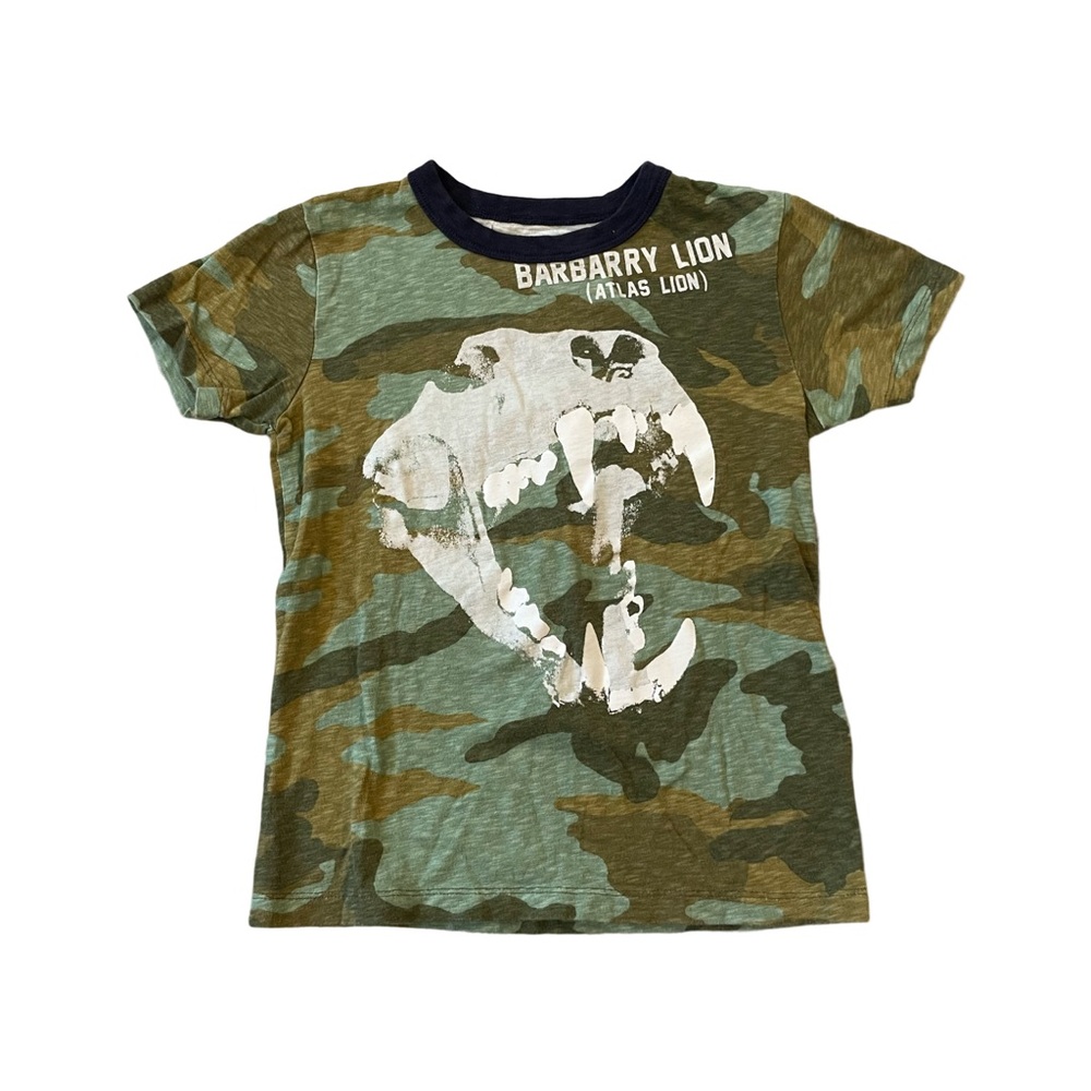 EUC Crewcuts Boys 6-7 Glow in the Dark Camouflage T-Shirt